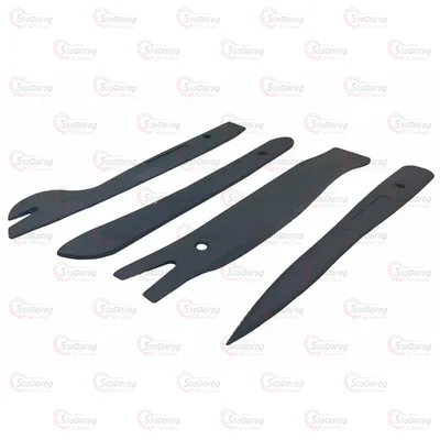 Знімач кліпс 4ш чорні пластик 2