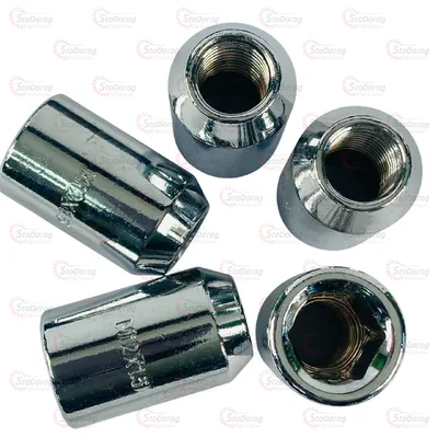 Гайка Колісна M12x1,5x32мм Конус Хром под внутренний шестигранник 2