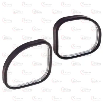 Дзеркало Мертва Зона кругле 2шт 3R-065 Чорне 2