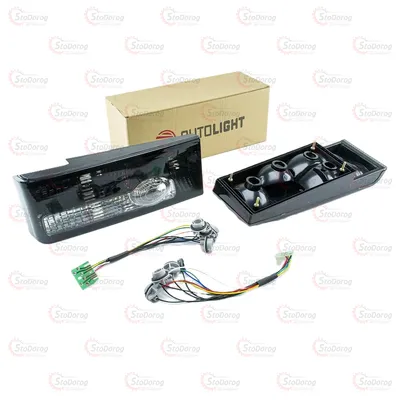 Ліхтар задній 2108-2114 сірий AutoLight 2шт