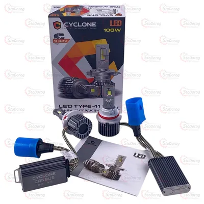Лампа LED HB5 Type-41 12-24v 5700K Радіатор з Вентилятором CYCLONE