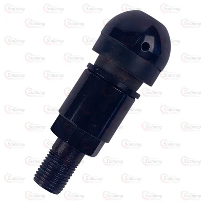 Вентиль Безкамерки Прямий стайлінговий Чорний