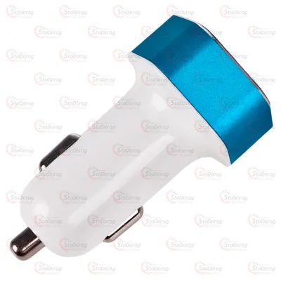 Зарядне у прикурювач 12-24v 2USB 2.4A + вольтметр C-2406 2