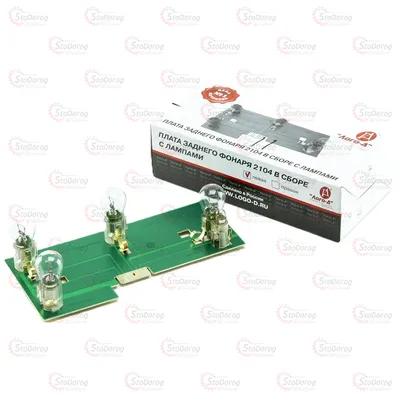 Плата заднього ліхтаря 2104 у зборі ліва