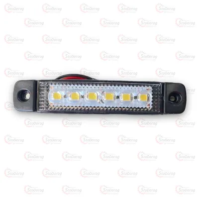 Габарит - Білий 12-24V 100х20мм 6-Led 3234 (GB001)
