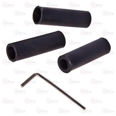 Ручка КПП VITOL F 25015 P Чорна (10х6см) (Важка) 2