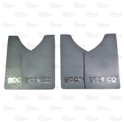 Бризковики SPARCO малі сірий 4шт 2