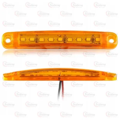 Габарит - Жовтий 12/24V 100х15мм 9-Led 258276 (GB005)