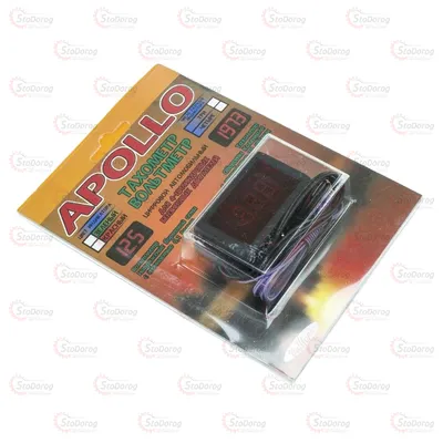 Вольтметр тахометр з дисплеем 12В APOLLO MAPC 2