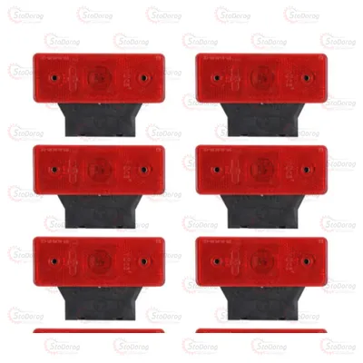 Габарит - Червоний 12/24V 110х42мм 4- Led + Кронштейн YP-24 (GB018) 52239