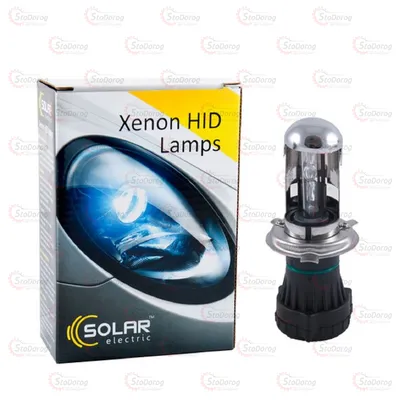 Лампа ксенон H4 5000K Solar 1шт