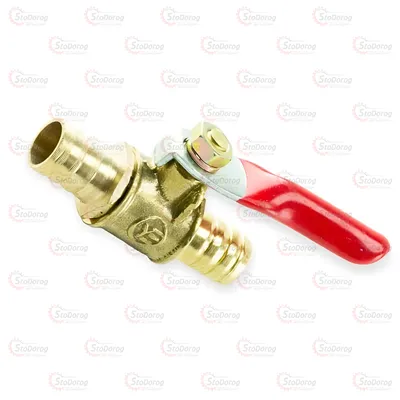 Кран кульовий 10x10 латунь 2