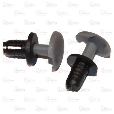 Кліпса універсальна Сіра Renault R19, R21, R25 / Fiat Tipo, Ducato / Opel / Honda / Nissan / Isuzu / Mazda / Mitsubishi Outlander / Suzuki SX4