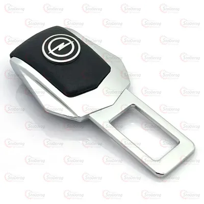 Заглушка ременя безпеки Хром/шкіра Opel