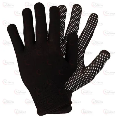 Перчатки Sigma з мікроточкою чорні