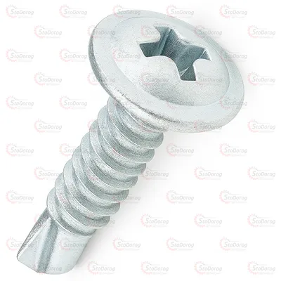 Саморіз З Шайбою 4.2х14мм Білий Під Свердло 240135