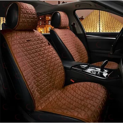 Накидки Сидінь Алькантара Elegant MILANO Кавові Передні (700 316)