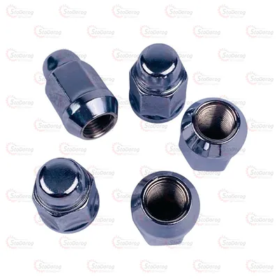 Гайка Колісна M1/2-20 Конус Хром Ключ 19 дюймовая резьба