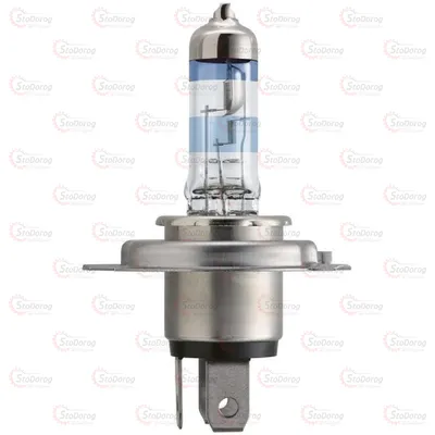 Лампа галогенна H4 12V 60/55W Philips +150% 2