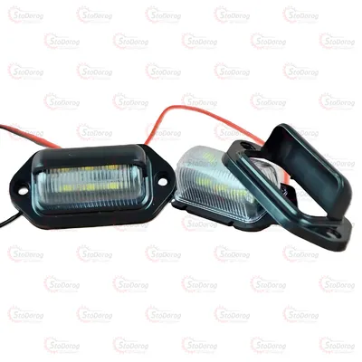 Підсвічування Номера 12-24V 6 LED Чорний