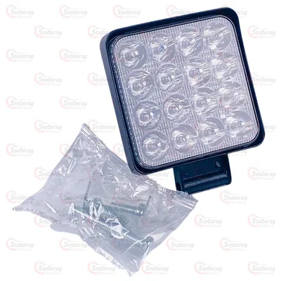 Фара-LED 1748 1шт Mini Квадрат 48W 2