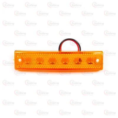 Габарит - Жовтий 100х10мм 12/24V Led 6 Діодів Ceray