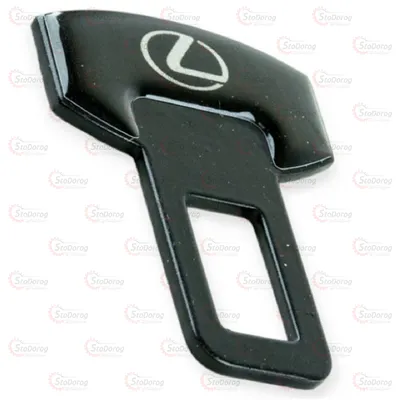 Заглушка ременя безпеки Метал/Силікон LEXUS