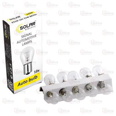 Лампа накаливания P21W 12V Solar 1250
