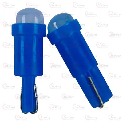 Світлодіод LED W1,2W T5 12V Насіння Синій