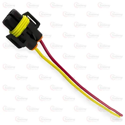 Роз'єм з проводом для ламп H8 H11 H16 H27/2