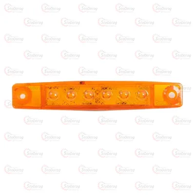 Габарит - Жовтий 90х15мм 12/24V Led 6 Діодів MRT-48