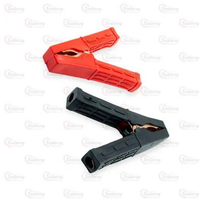 Затискачі клеми АКБ (крокодили) (+/-) 10,5см  повна ізоляція MS-151