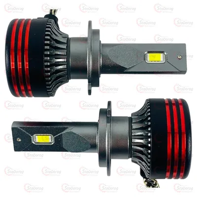 Лампа LED H7 M8 9-32V 60W 6000K Діод 7035 2