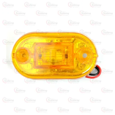 Габарит - Жовтий 65х37мм 12/24V Led 2 Діода YucePlast YP-136