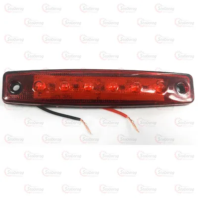 Габарит - Червоний 12/24V 100х20мм 6-Led ТН-612