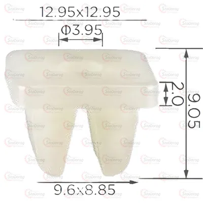 Кліпса під саморіз Geely 2