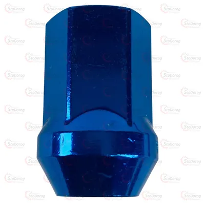 Гайка Колісна M12x1,25x35мм Конус Ключ 19 Синяя