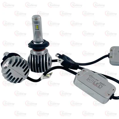 Лампа LED H7 Радіатор 6000Lm Solar 8607 40W CANBUS 9-32v 2