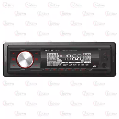 Автомагнітола CYCLONE MP-1014R Червона Підсвітка