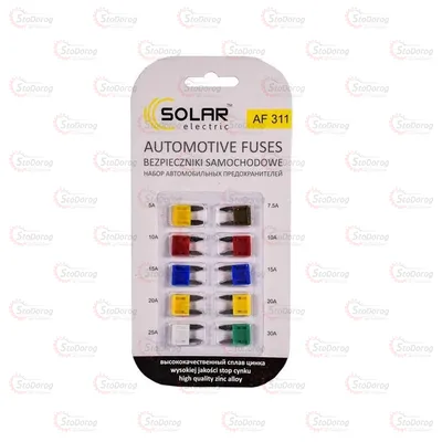 Запобіжник Mini 5-30А (10шт) Solar AF-311
