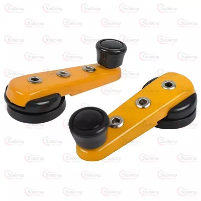 Ручка Склопідйомника ELEGANT 100545 Жовта