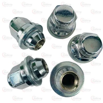 Гайка Колісна M12x1,25x37.5мм Прессшайба D-22 Хром Ключ 21 2