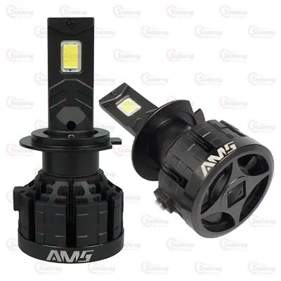 Лампа LED H7 AMS ULTIMATE POWER-F (2 роки гар) 80W Canbus
