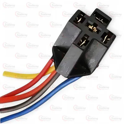 Роз'ем реле 4конт з проводом