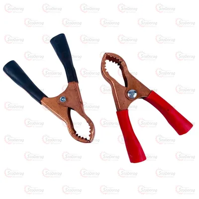 Затискачі клеми АКБ (крокодили) (+/-) 8см ширина 5см