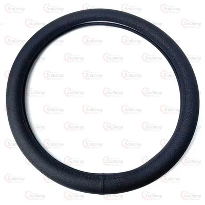 Чехол руля кожа XXL Autogen 002BK