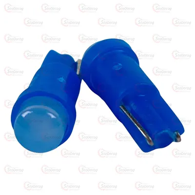 Світлодіод LED W1,2W T5 12V Насіння Синій 2