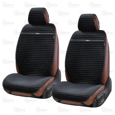 Накидки Сидінь Алькантара Elegant NAPOLI Чорний Передні (700 216)