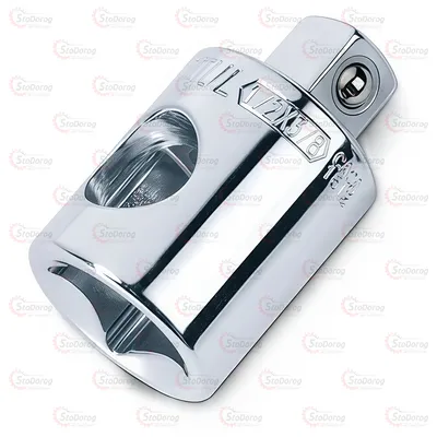 Перехідник 1/2x3/8 з отвором TOPTUL CAGA1612