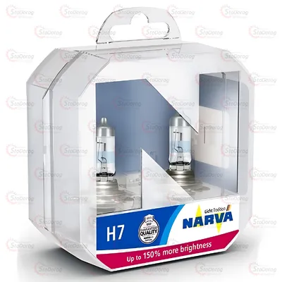 Лампа галогенна H7 12V 55W Narva +150%
